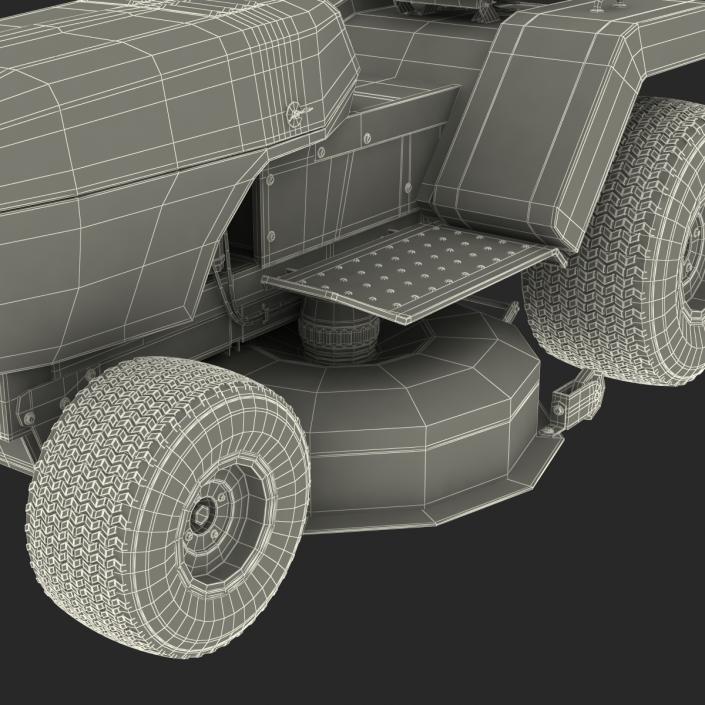 Lawn Tractor Snapper Rigged 3D