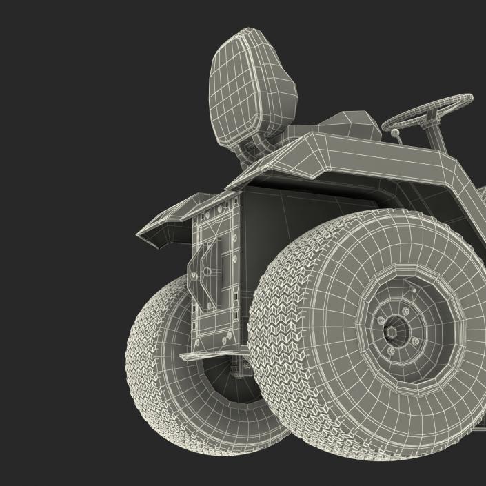 Lawn Tractor Snapper Rigged 3D