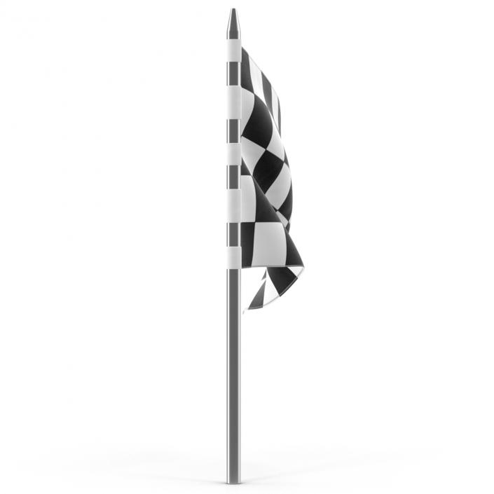 3D Racing Flag 5 model