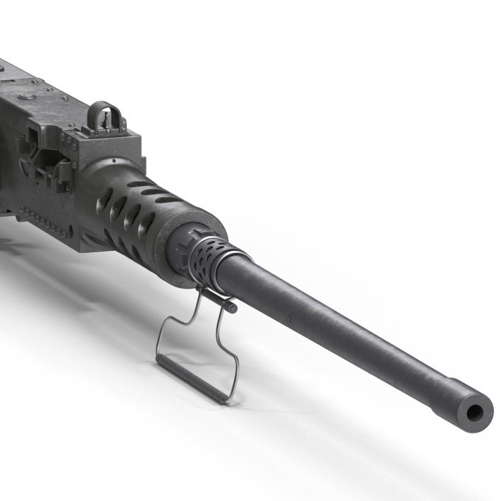 Machine Gun Browning M2 50 Caliber 3D model