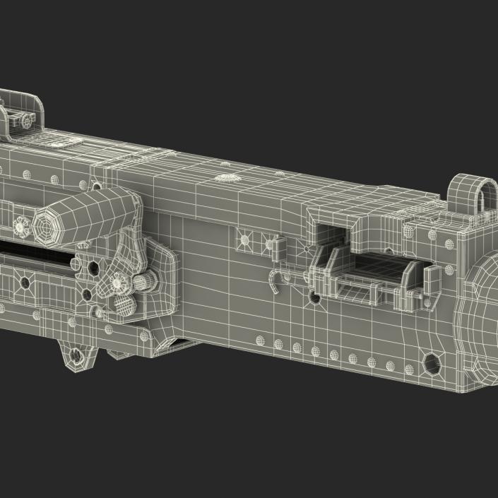 Machine Gun Browning M2 50 Caliber 3D model