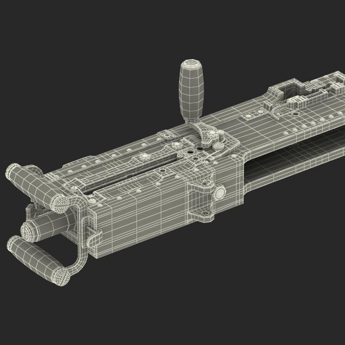 Machine Gun Browning M2 50 Caliber 3D model