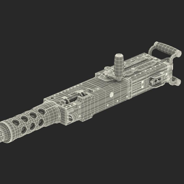 Machine Gun Browning M2 50 Caliber 3D model