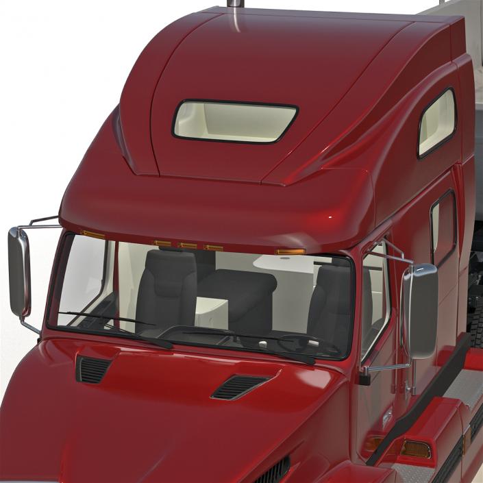 3D model Semi Dump Trailer Truck 2