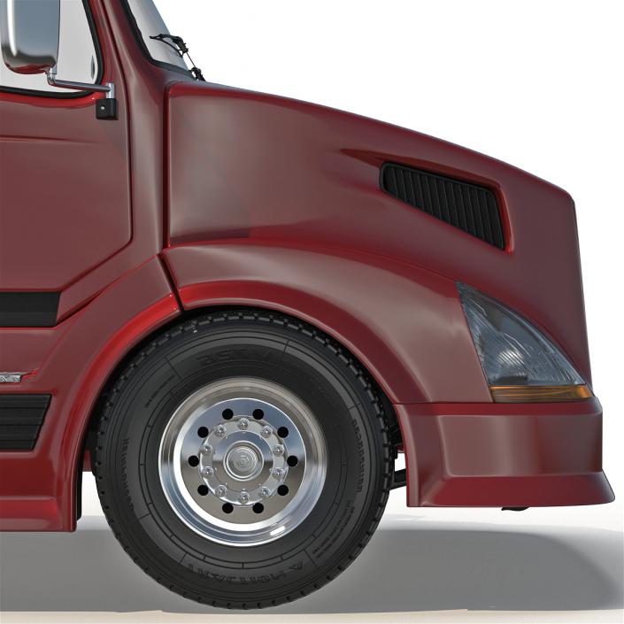 3D model Semi Dump Trailer Truck 2