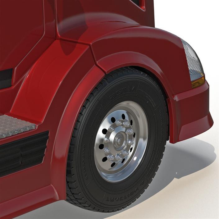 3D model Semi Dump Trailer Truck 2