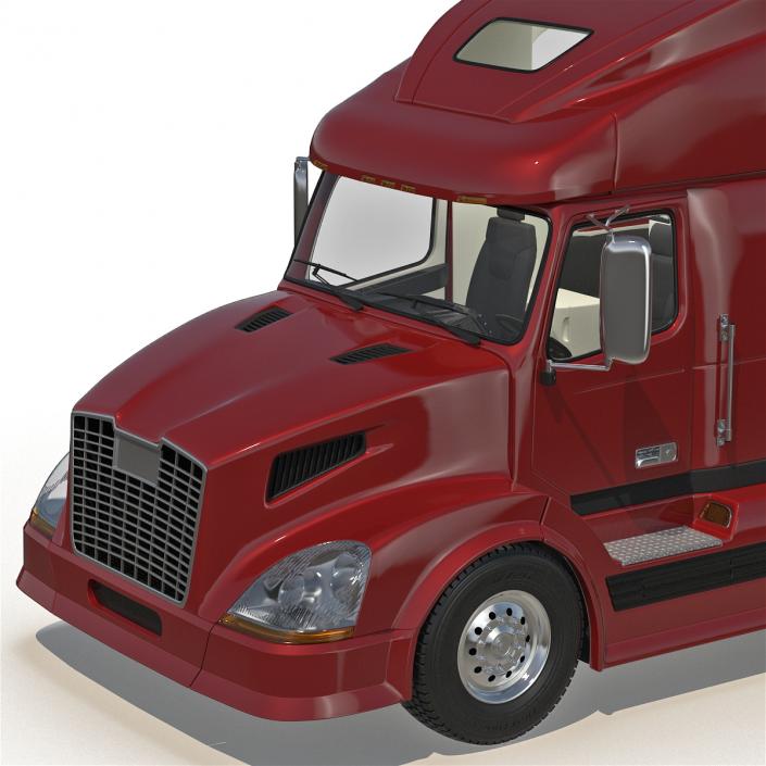 3D model Semi Dump Trailer Truck 2