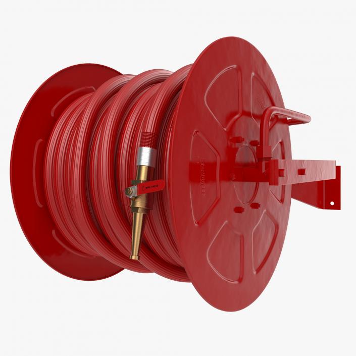 Fire Hose Reel 3D model