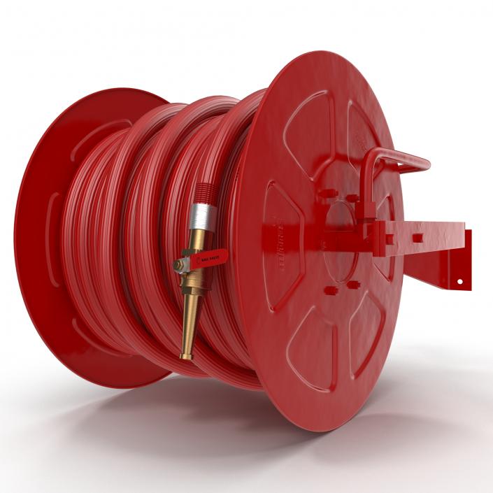 Fire Hose Reel 3D model