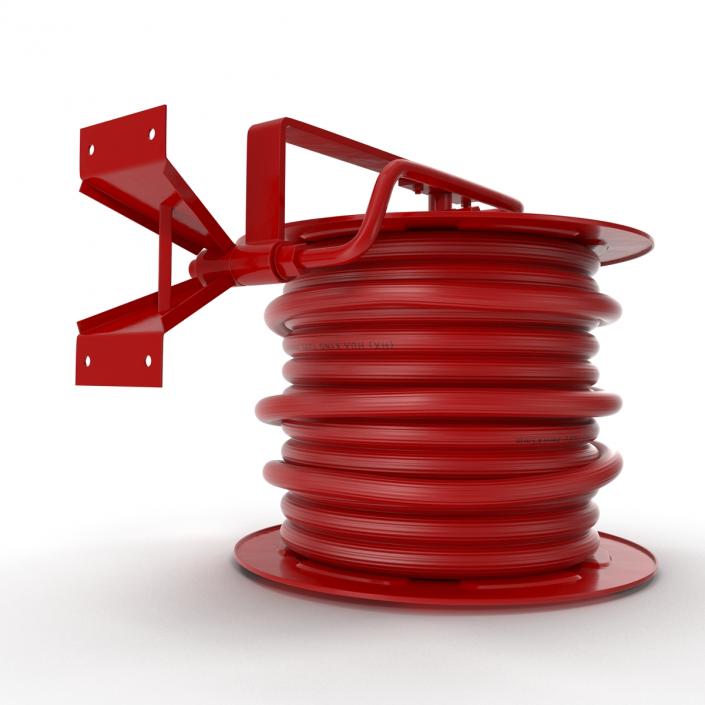 Fire Hose Reel 3D model