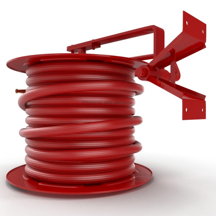 Fire Hose Reel 3D model