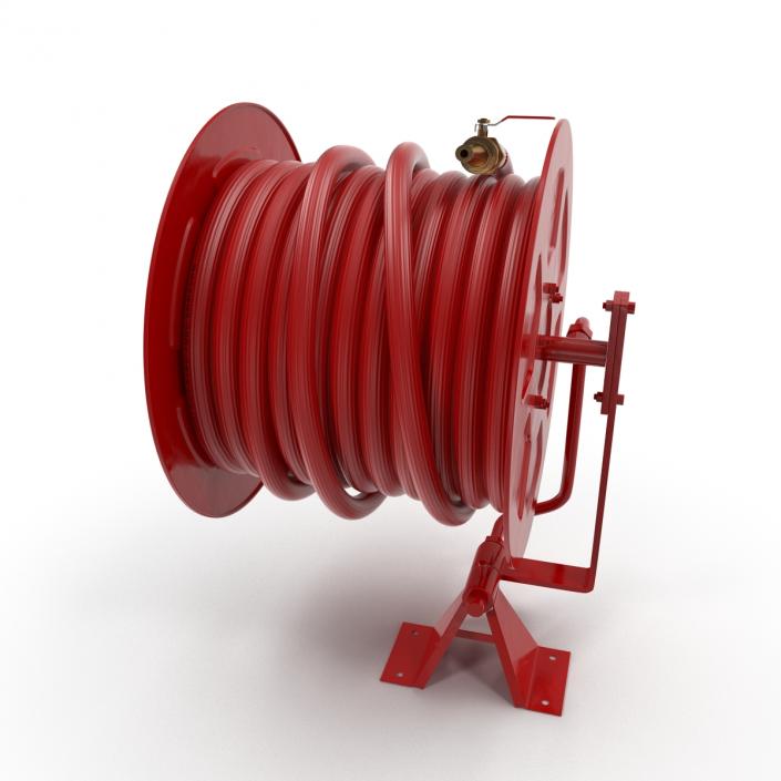 Fire Hose Reel 3D model