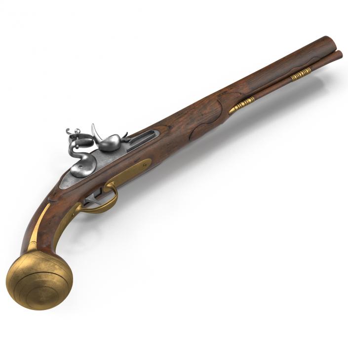 3D Flintlock Pistol