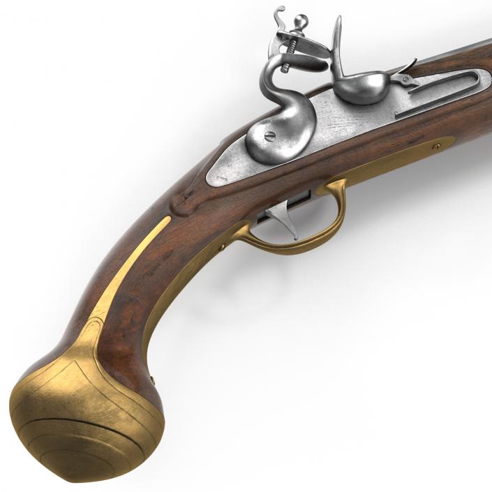 3D Flintlock Pistol