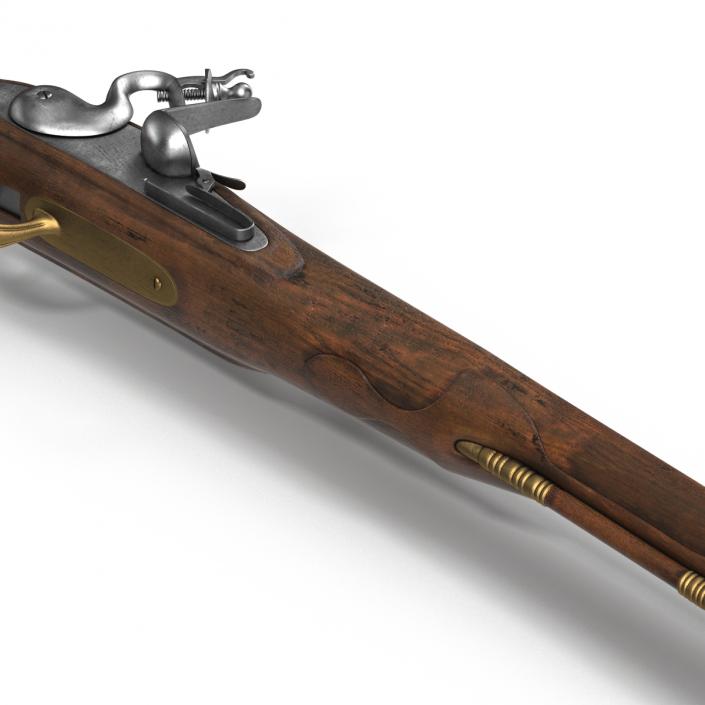 3D Flintlock Pistol