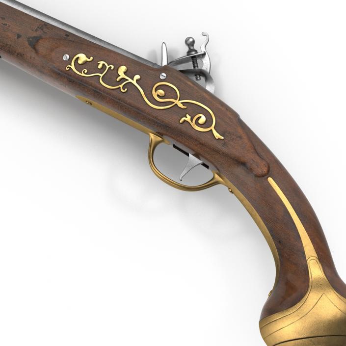 3D Flintlock Pistol