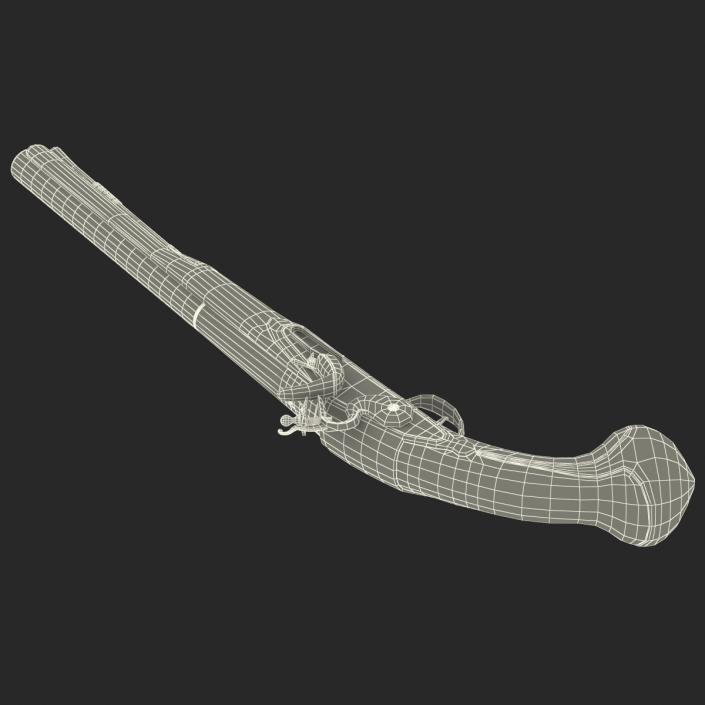 3D Flintlock Pistol