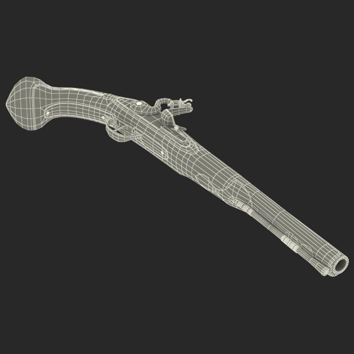 3D Flintlock Pistol