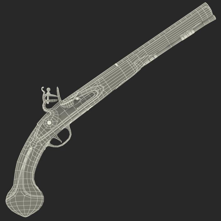 3D Flintlock Pistol