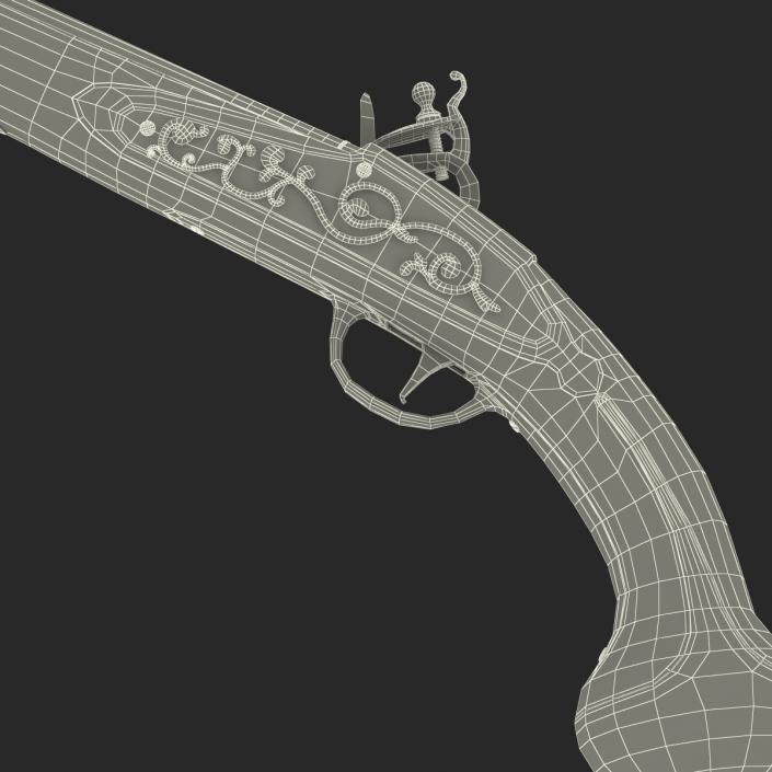 3D Flintlock Pistol