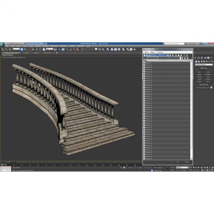 3D model Stairs 2