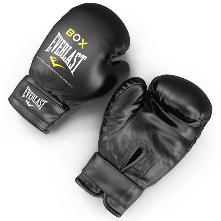 3D Boxing Gloves Everlast Black model