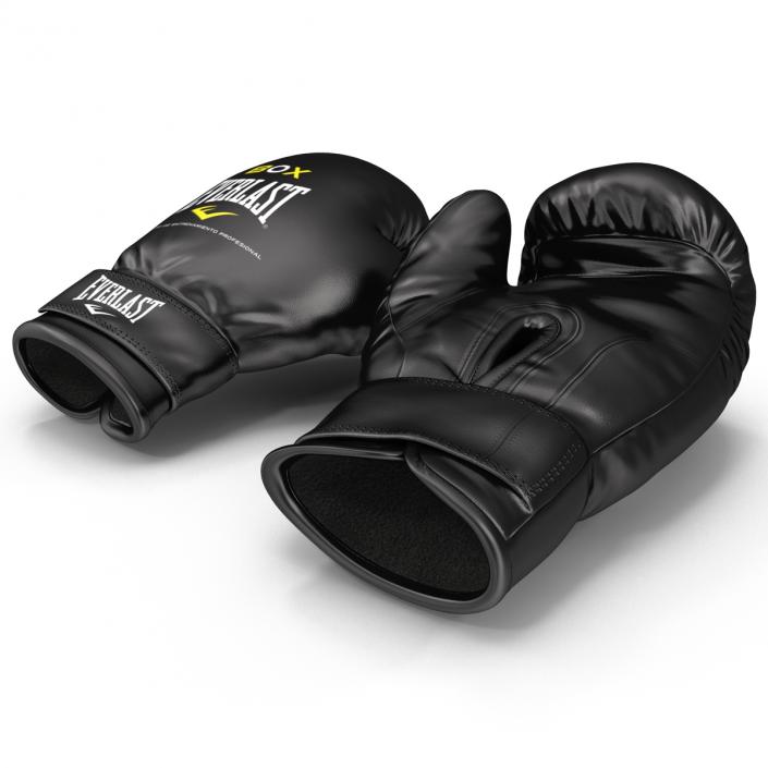 3D Boxing Gloves Everlast Black model