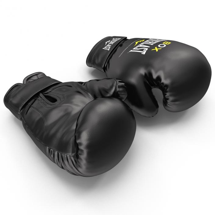 3D Boxing Gloves Everlast Black model