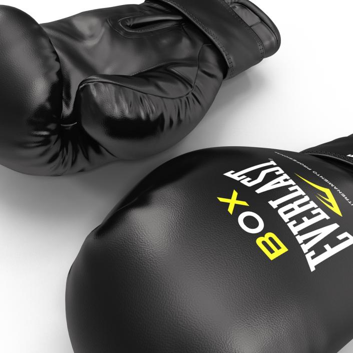 3D Boxing Gloves Everlast Black model