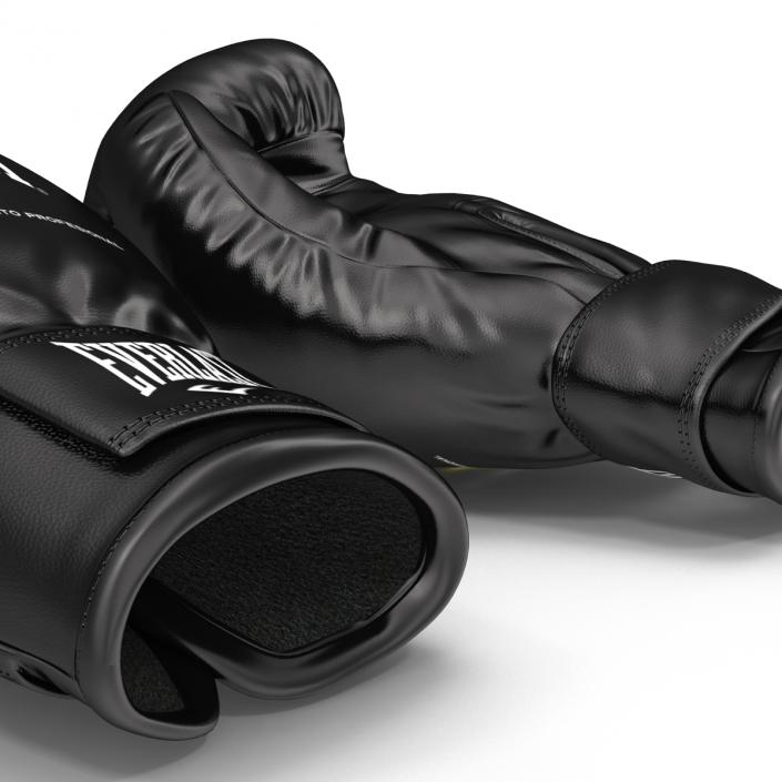 3D Boxing Gloves Everlast Black model