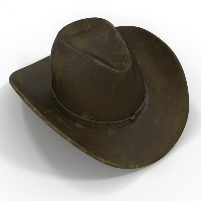 3D Old Cowboy Hat 2