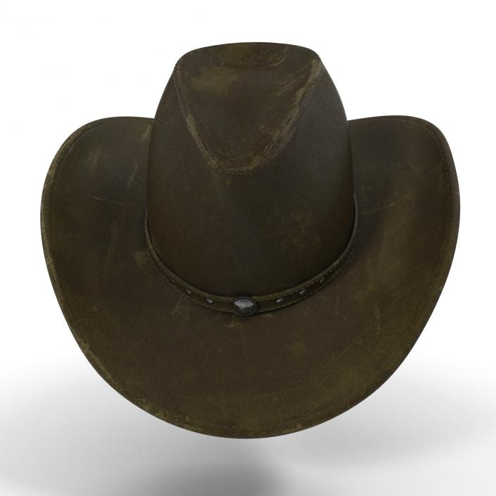 3D Old Cowboy Hat 2