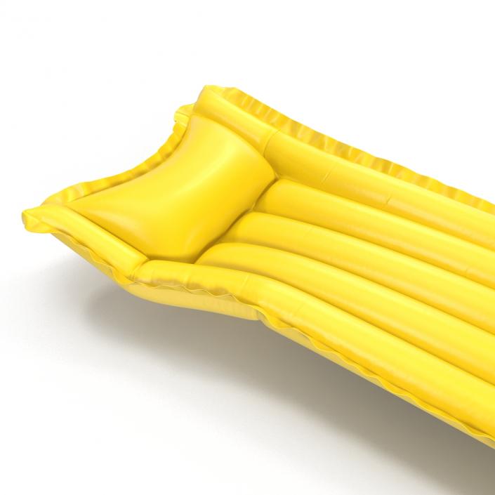 Inflatable Air Mattress 3 Yellow 3D