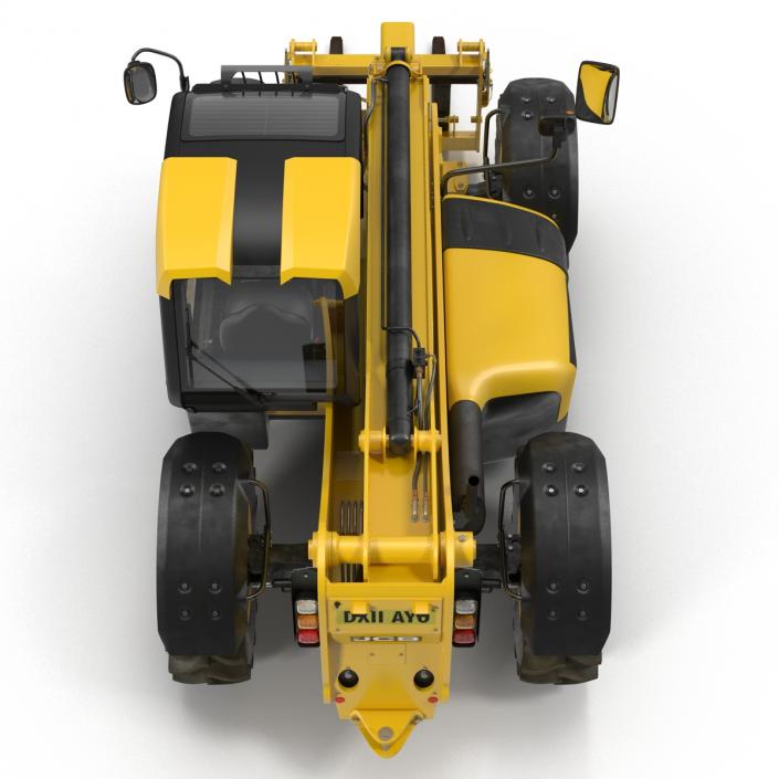 3D model Telescopic Handler Forklift JCB 535 95 Yellow