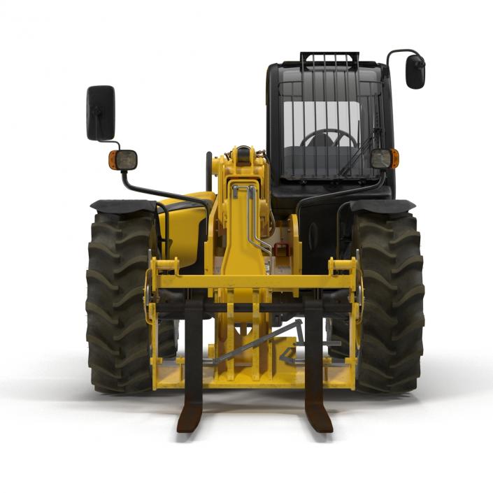 3D model Telescopic Handler Forklift JCB 535 95 Yellow