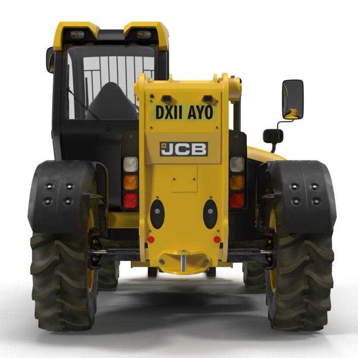 3D model Telescopic Handler Forklift JCB 535 95 Yellow