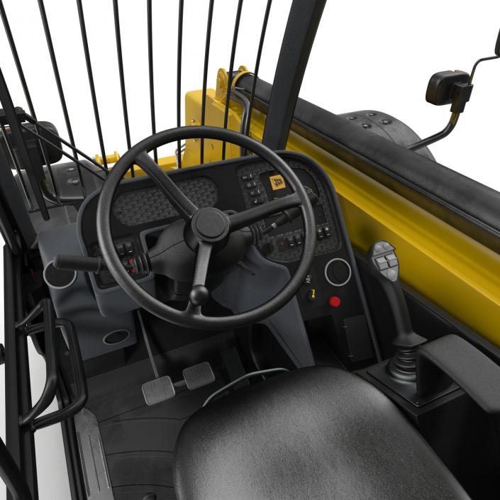 3D model Telescopic Handler Forklift JCB 535 95 Yellow