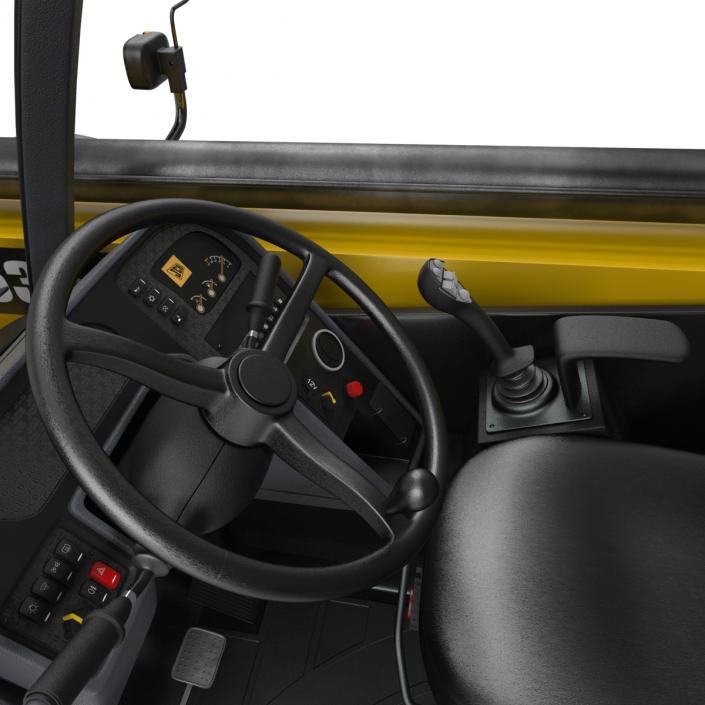 3D model Telescopic Handler Forklift JCB 535 95 Yellow