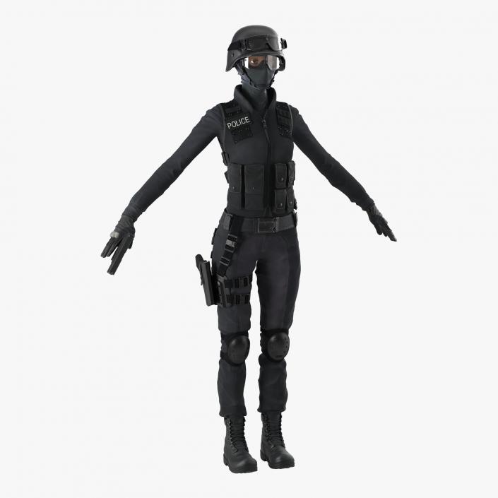 SWAT Woman 1 3D