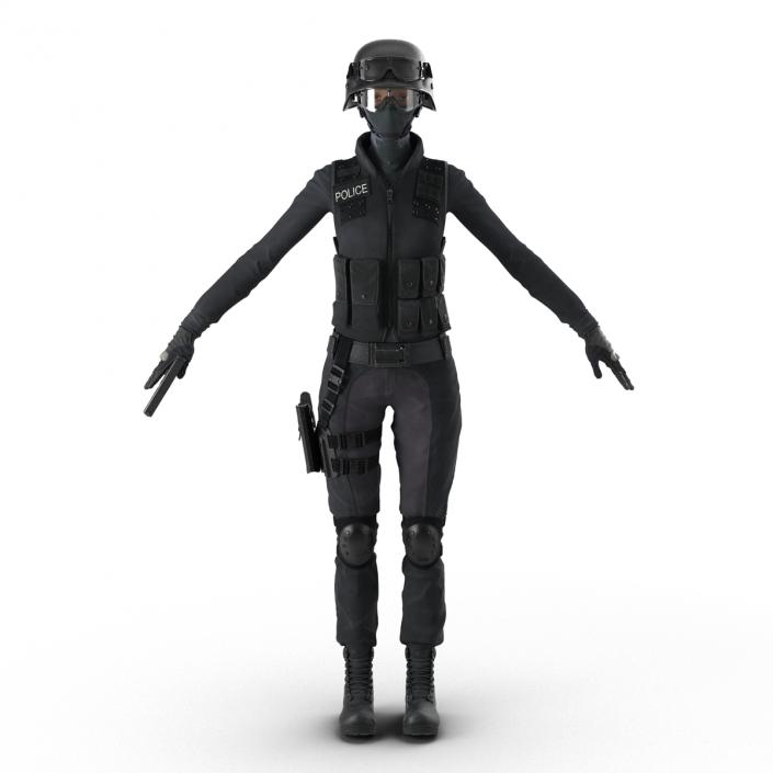 SWAT Woman 1 3D