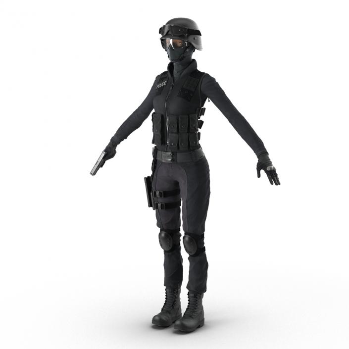 SWAT Woman 1 3D