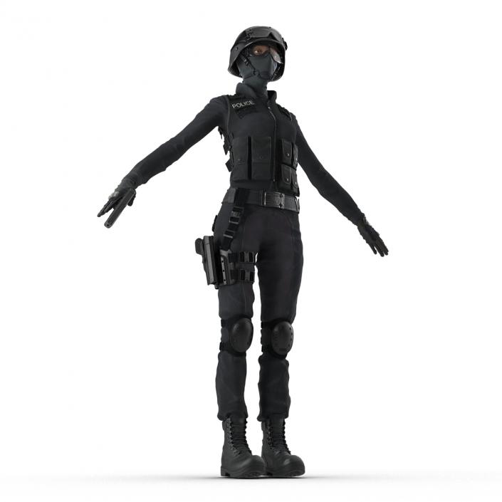 SWAT Woman 1 3D