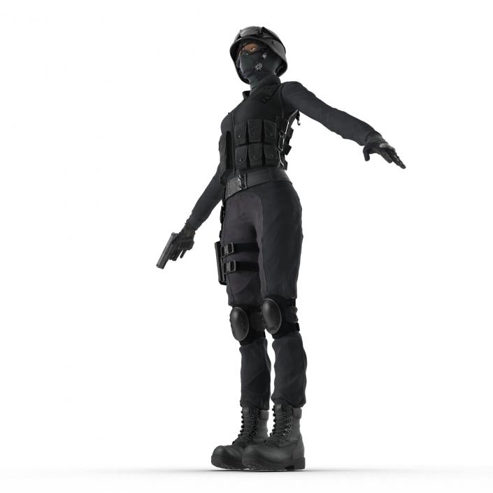 SWAT Woman 1 3D