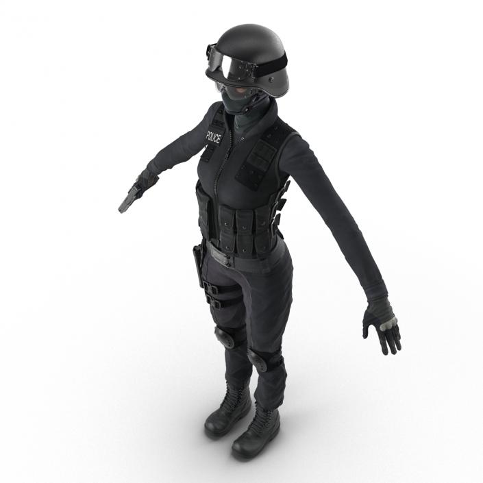 SWAT Woman 1 3D