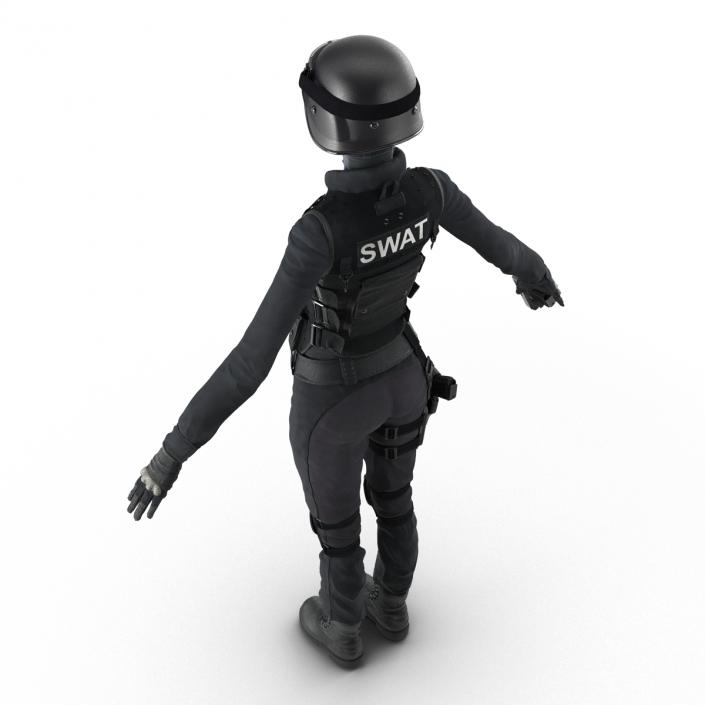 SWAT Woman 1 3D