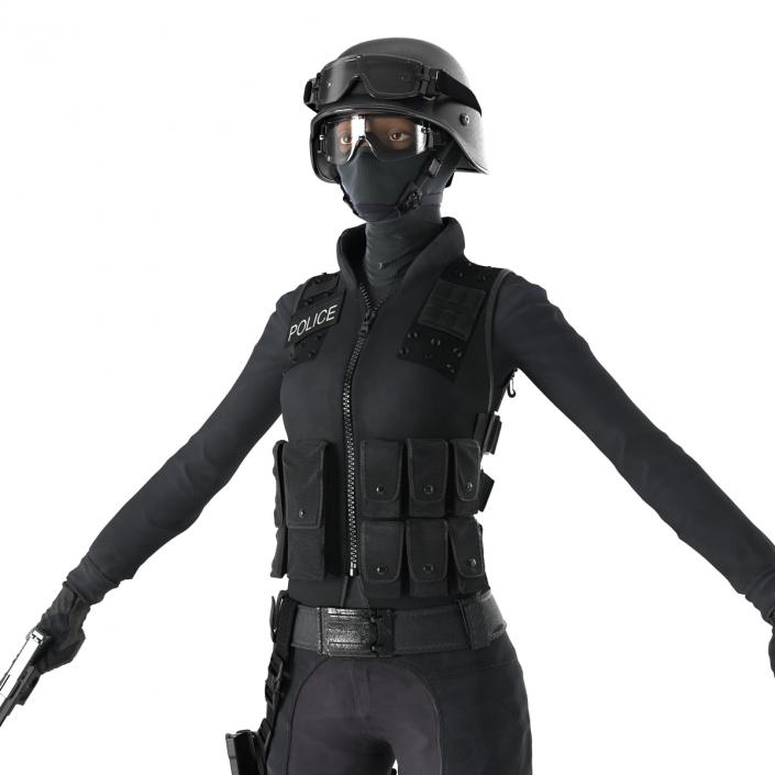 SWAT Woman 1 3D