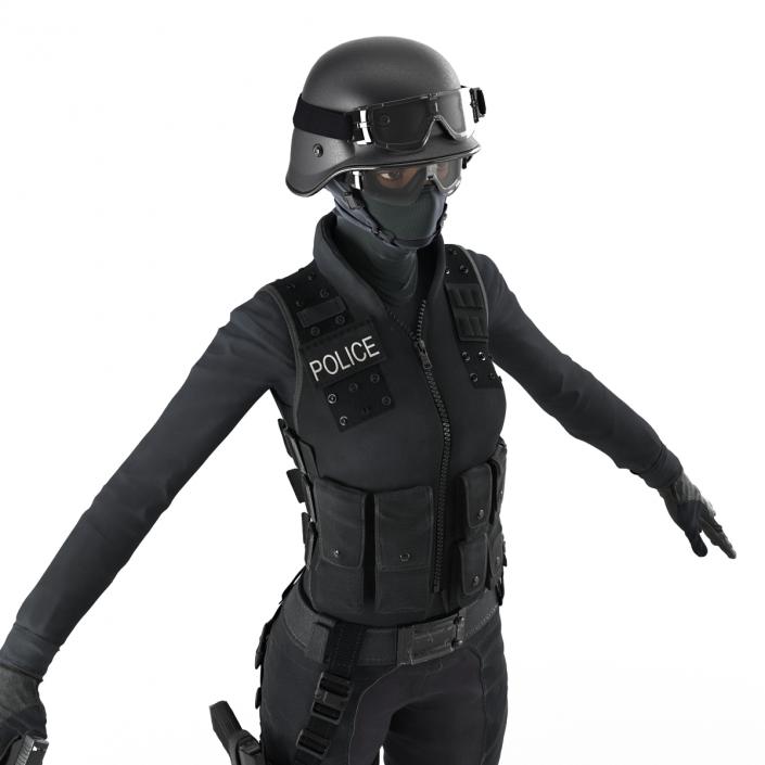 SWAT Woman 1 3D