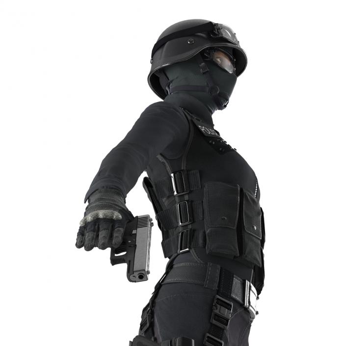 SWAT Woman 1 3D