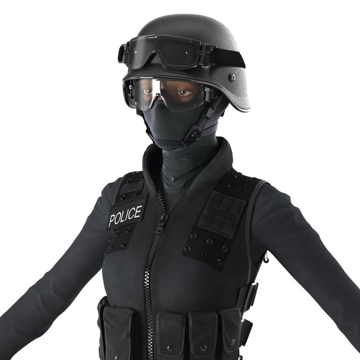 SWAT Woman 1 3D