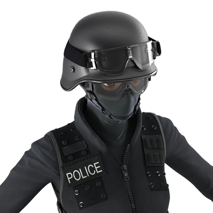 SWAT Woman 1 3D